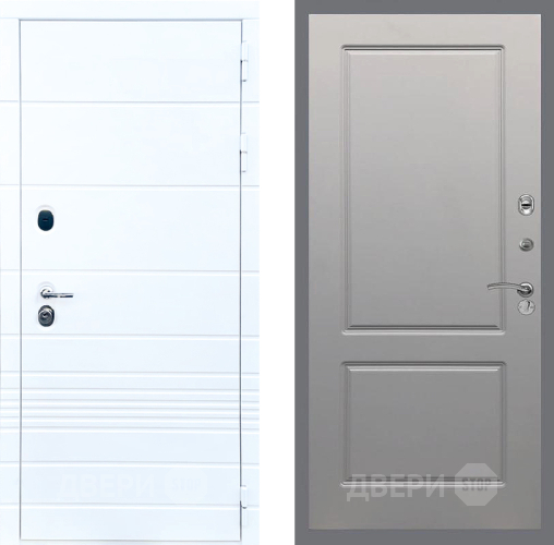 Входная металлическая Дверь Стоп ТРЕНДО ФЛ-117 Грей софт в Павловском Посаде