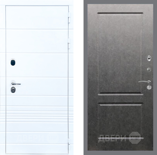 Входная металлическая Дверь Стоп ТРЕНДО ФЛ-117 Штукатурка графит в Павловском Посаде