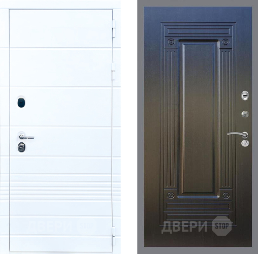 Входная металлическая Дверь Стоп ТРЕНДО ФЛ-4 Венге в Павловском Посаде