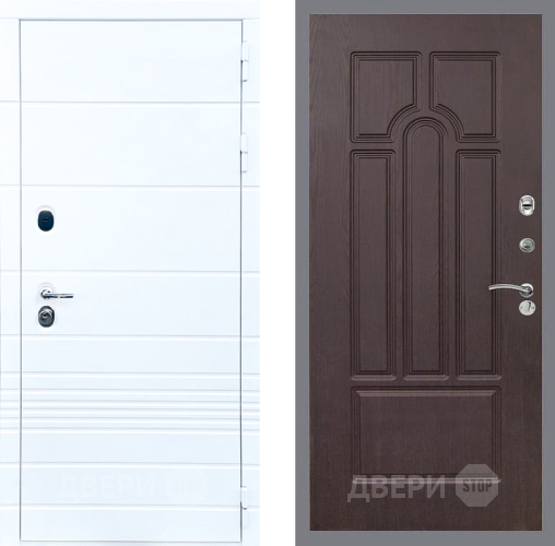 Входная металлическая Дверь Стоп ТРЕНДО ФЛ-58 Венге в Павловском Посаде