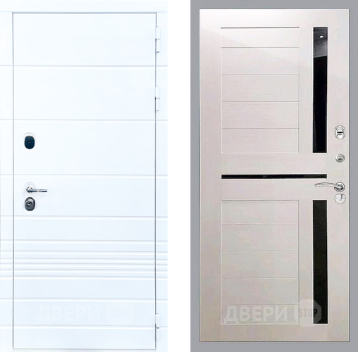 Входная металлическая Дверь Стоп ТРЕНДО СБ-18 Лиственница беж в Павловском Посаде
