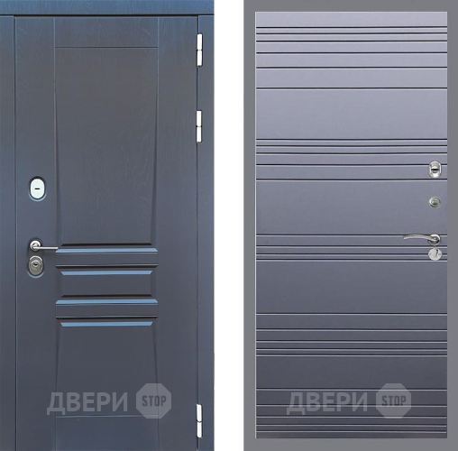 Входная металлическая Дверь Стоп ПЛАТИНУМ Лайн Силк титан в Павловском Посаде