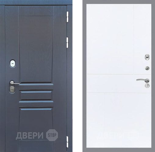 Входная металлическая Дверь Стоп ПЛАТИНУМ ФЛ-290 Силк Сноу в Павловском Посаде