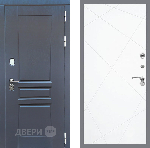 Входная металлическая Дверь Стоп ПЛАТИНУМ ФЛ-291 Силк Сноу в Павловском Посаде