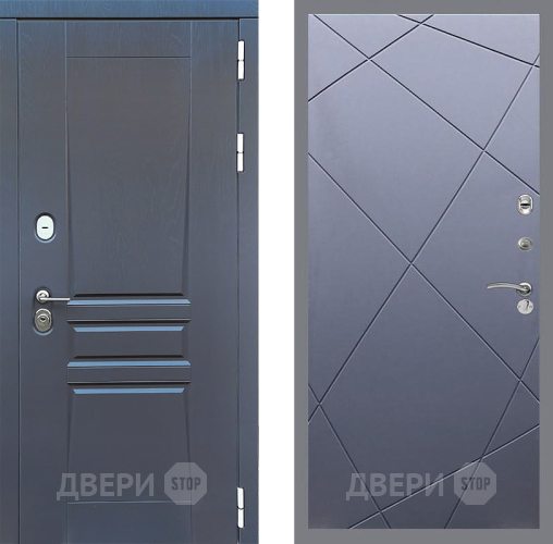 Входная металлическая Дверь Стоп ПЛАТИНУМ ФЛ-291 Силк титан в Павловском Посаде