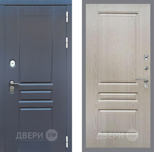 Входная металлическая Дверь Стоп ПЛАТИНУМ ФЛ-243 Беленый дуб в Павловском Посаде