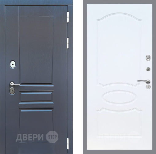 Входная металлическая Дверь Стоп ПЛАТИНУМ ФЛ-128 Белый ясень в Павловском Посаде