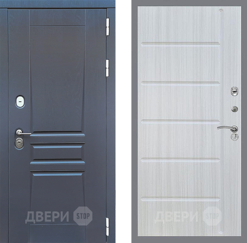 Входная металлическая Дверь Стоп ПЛАТИНУМ ФЛ-102 Сандал белый в Павловском Посаде