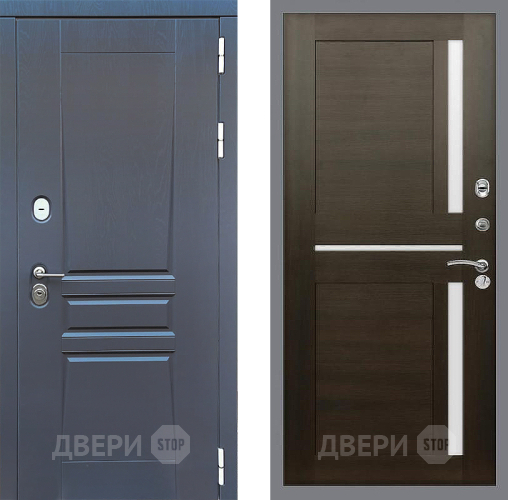 Входная металлическая Дверь Стоп ПЛАТИНУМ СБ-18 Венге в Павловском Посаде