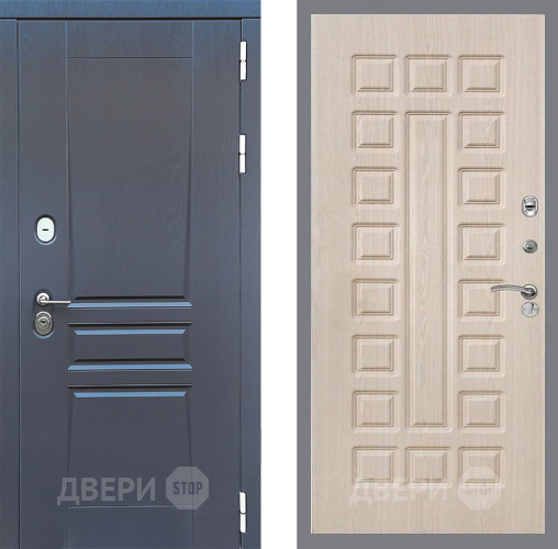 Входная металлическая Дверь Стоп ПЛАТИНУМ ФЛ-183 Беленый дуб в Павловском Посаде