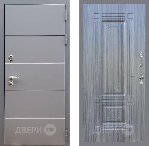 Входная металлическая Дверь Стоп АРТ ГРАФИТ ФЛ-2 Сандал грей в Павловском Посаде