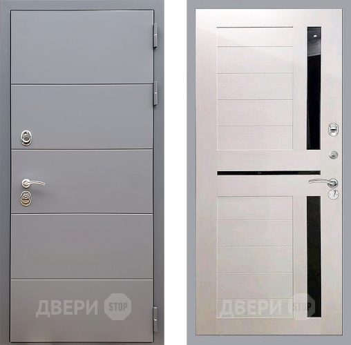 Входная металлическая Дверь Стоп АРТ ГРАФИТ СБ-18 Лиственница беж в Павловском Посаде