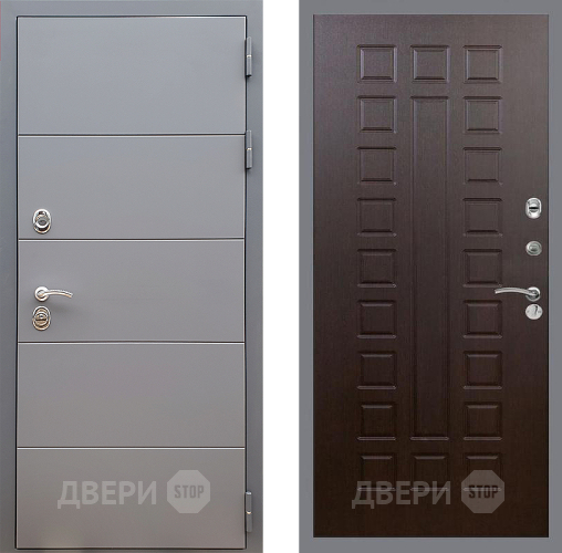 Входная металлическая Дверь Стоп АРТ ГРАФИТ ФЛ-183 Венге в Павловском Посаде