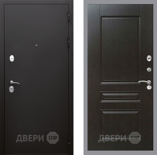 Входная металлическая Дверь Стоп КЛАССИК Шагрень ФЛ-243 Венге в Павловском Посаде