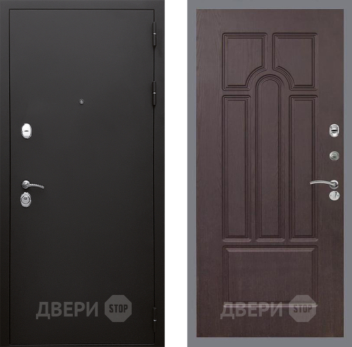 Входная металлическая Дверь Стоп КЛАССИК Шагрень ФЛ-58 Венге в Павловском Посаде