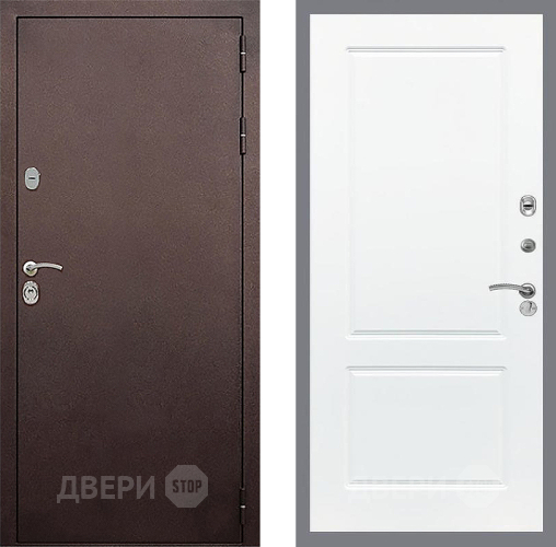 Входная металлическая Дверь Стоп КЛАССИК Медь ФЛ-117 Силк Сноу в Павловском Посаде