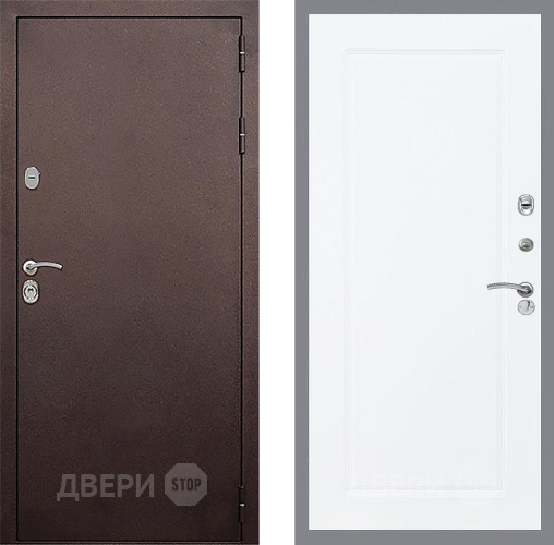 Входная металлическая Дверь Стоп КЛАССИК Медь ФЛ-119 Силк Сноу в Павловском Посаде