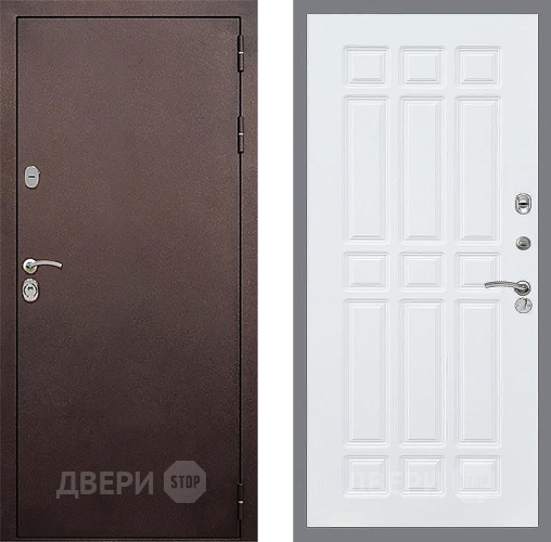 Дверь Стоп КЛАССИК Медь ФЛ-33 Силк Сноу в Павловском Посаде