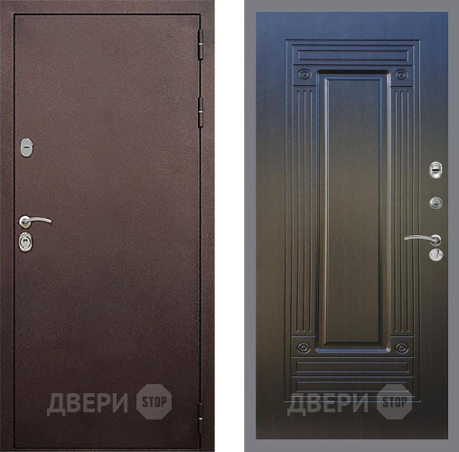 Входная металлическая Дверь Стоп КЛАССИК Медь ФЛ-4 Венге в Павловском Посаде