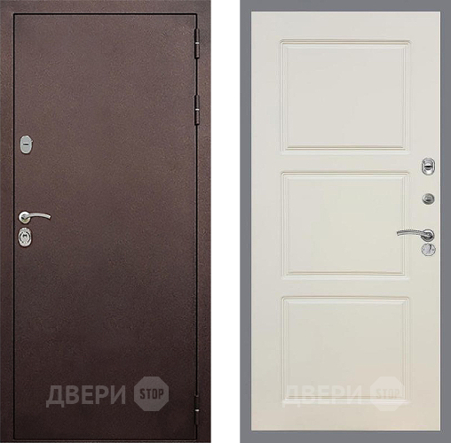 Входная металлическая Дверь Стоп КЛАССИК Медь ФЛ-3 Шампань в Павловском Посаде