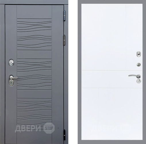 Входная металлическая Дверь Стоп СКАНДИ ФЛ-290 Силк Сноу в Павловском Посаде