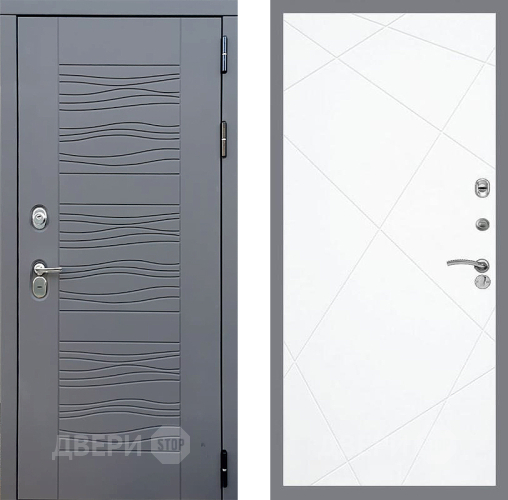 Входная металлическая Дверь Стоп СКАНДИ ФЛ-291 Силк Сноу в Павловском Посаде