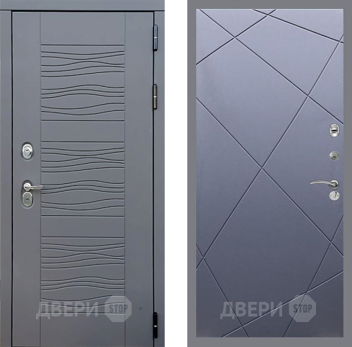 Входная металлическая Дверь Стоп СКАНДИ ФЛ-291 Силк титан в Павловском Посаде