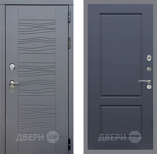 Входная металлическая Дверь Стоп СКАНДИ ФЛ-117 Силк титан в Павловском Посаде
