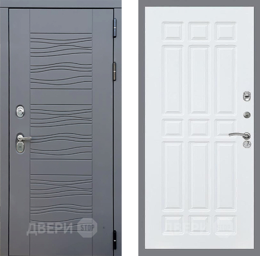 Входная металлическая Дверь Стоп СКАНДИ ФЛ-33 Силк Сноу в Павловском Посаде