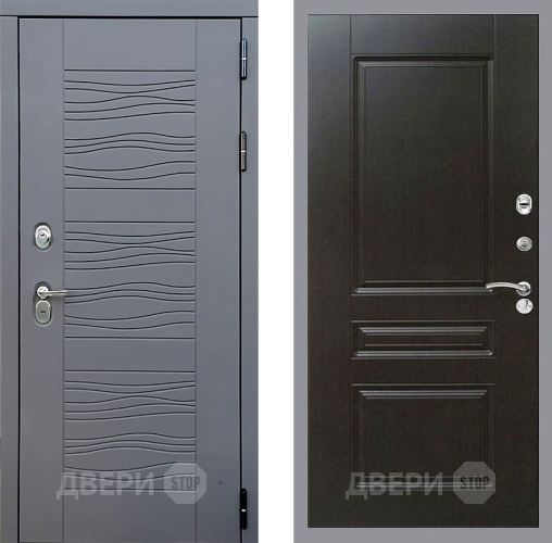 Входная металлическая Дверь Стоп СКАНДИ ФЛ-243 Венге в Павловском Посаде