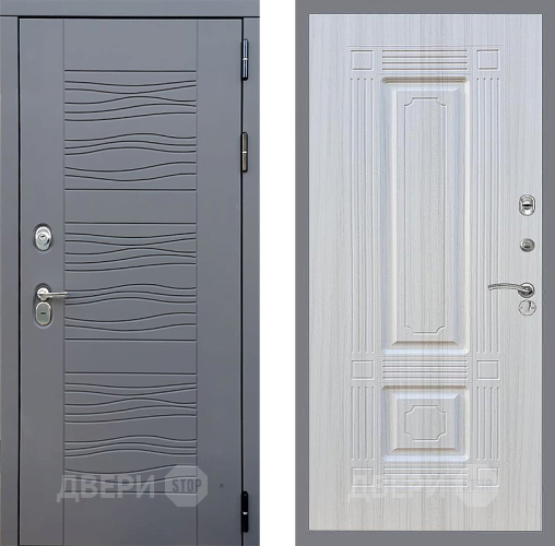 Входная металлическая Дверь Стоп СКАНДИ ФЛ-2 Сандал белый в Павловском Посаде