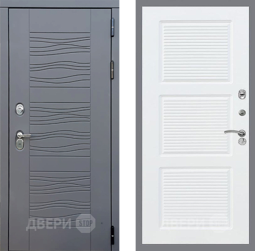 Входная металлическая Дверь Стоп СКАНДИ ФЛ-1 Силк Сноу в Павловском Посаде