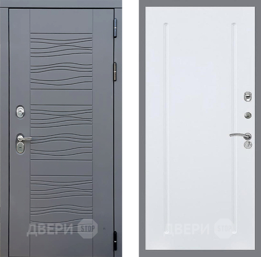 Входная металлическая Дверь Стоп СКАНДИ ФЛ-68 Силк Сноу в Павловском Посаде