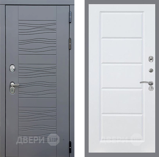 Входная металлическая Дверь Стоп СКАНДИ ФЛ-39 Силк Сноу в Павловском Посаде