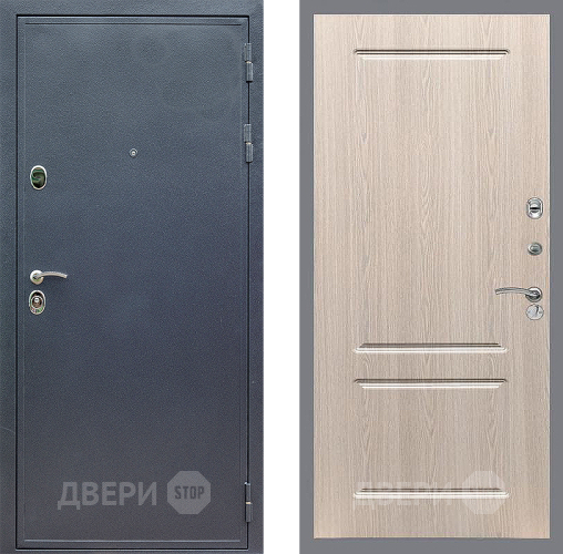 Входная металлическая Дверь Стоп СИЛЬВЕР ФЛ-117 Беленый дуб в Павловском Посаде
