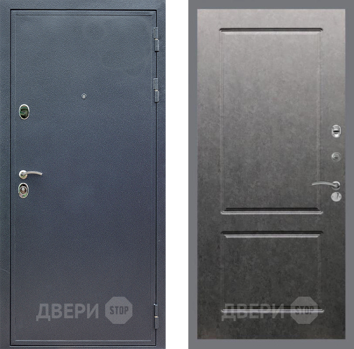 Дверь Стоп СИЛЬВЕР ФЛ-117 Штукатурка графит в Павловском Посаде