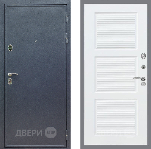 Входная металлическая Дверь Стоп СИЛЬВЕР ФЛ-1 Силк Сноу в Павловском Посаде