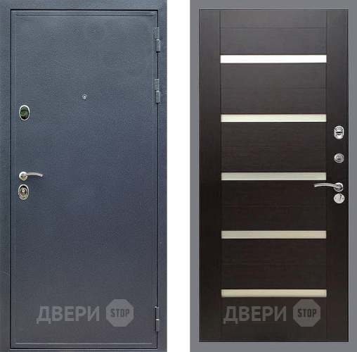 Входная металлическая Дверь Стоп СИЛЬВЕР СБ-14 венге поперечный в Павловском Посаде