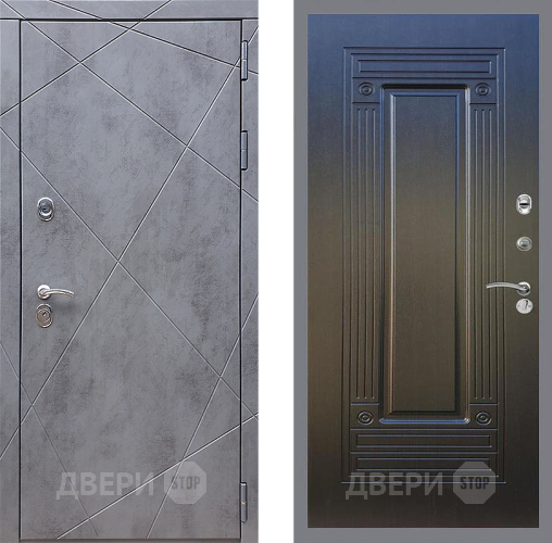 Входная металлическая Дверь Стоп Лучи ФЛ-4 Венге в Павловском Посаде