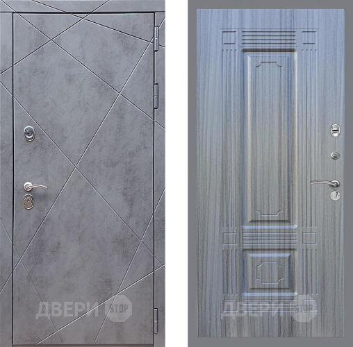 Входная металлическая Дверь Стоп Лучи ФЛ-2 Сандал грей в Павловском Посаде