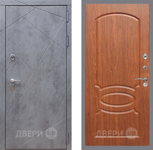 Входная металлическая Дверь Стоп Лучи ФЛ-128 Береза мореная в Павловском Посаде
