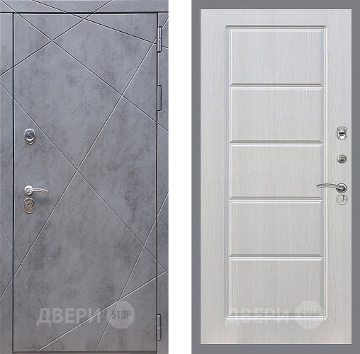 Входная металлическая Дверь Стоп Лучи ФЛ-39 Лиственница беж в Павловском Посаде