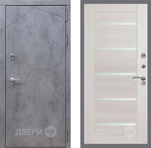 Входная металлическая Дверь Стоп Лучи СБ-14 Лиственница беж в Павловском Посаде