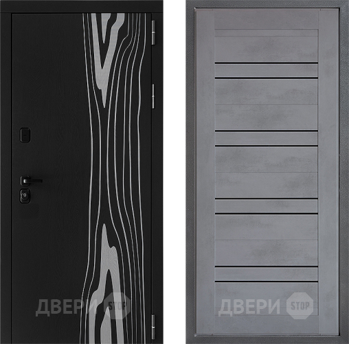 Входная металлическая Дверь Дверной континент ДК-12 ФЛ-49 Бетон серый в Павловском Посаде