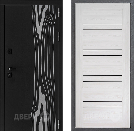 Входная металлическая Дверь Дверной континент ДК-12 ФЛ-49 Сосна белая в Павловском Посаде