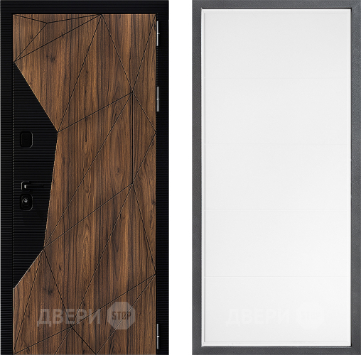 Входная металлическая Дверь Дверной континент ДК-11 ФЛ-649 Белый софт в Павловском Посаде