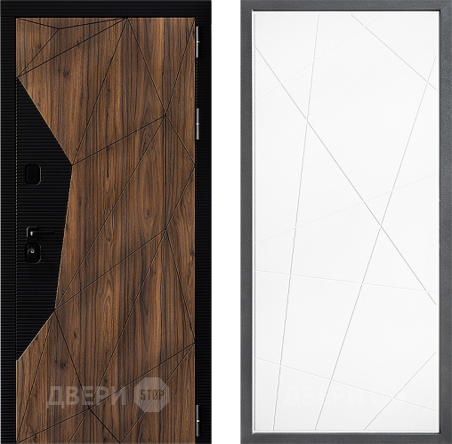 Входная металлическая Дверь Дверной континент ДК-11 ФЛ-655 Белый софт в Павловском Посаде