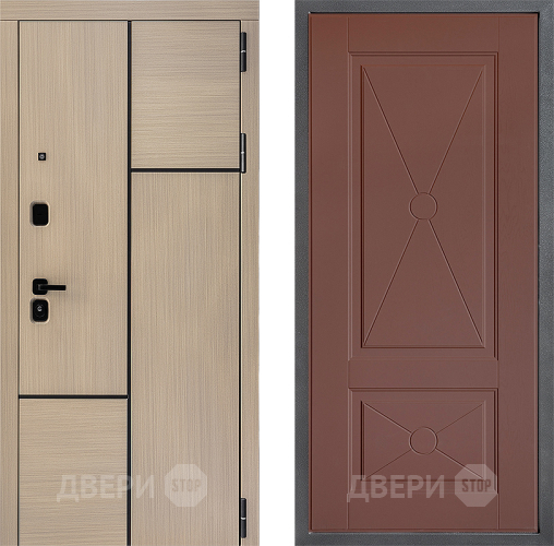 Дверь Дверной континент ДК-14 ФЛ-617 Ясень шоколадный в Павловском Посаде
