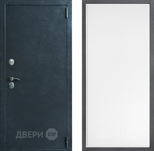 Входная металлическая Дверь Дверной континент ДК-70 Дизайн ФЛ-649 Белый софт в Павловском Посаде