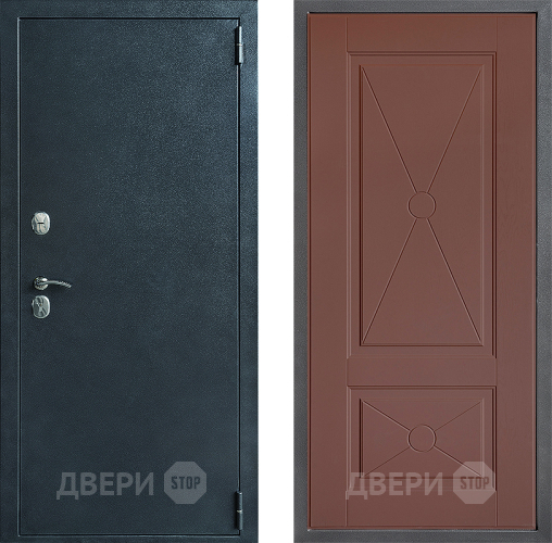 Входная металлическая Дверь Дверной континент ДК-70 Дизайн ФЛ-617 Ясень шоколадный в Павловском Посаде